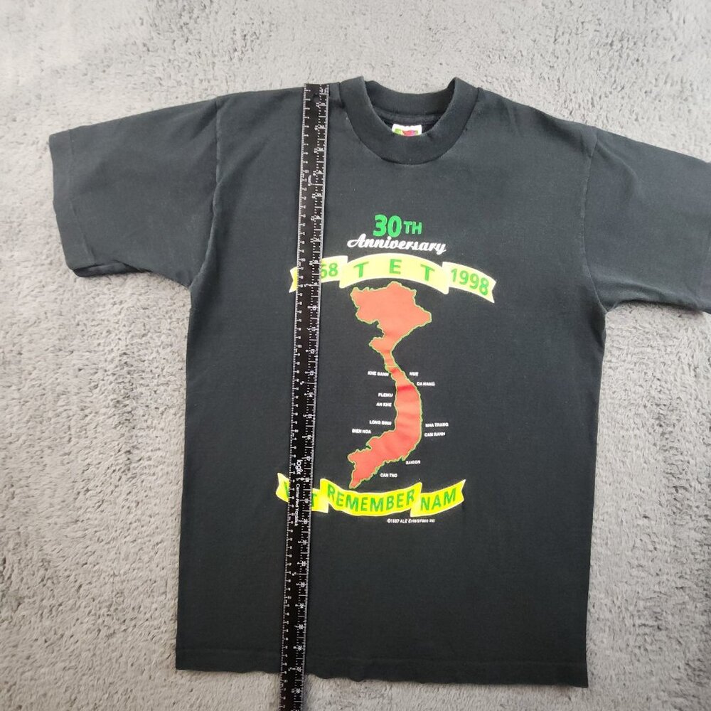 30th Anniversary of the TET Offensive Vintage Vietnam Shirt Men's Medium 1990's - Picture 6 of 10